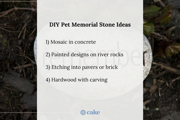 DIY Pet Memorial Stone Ideas